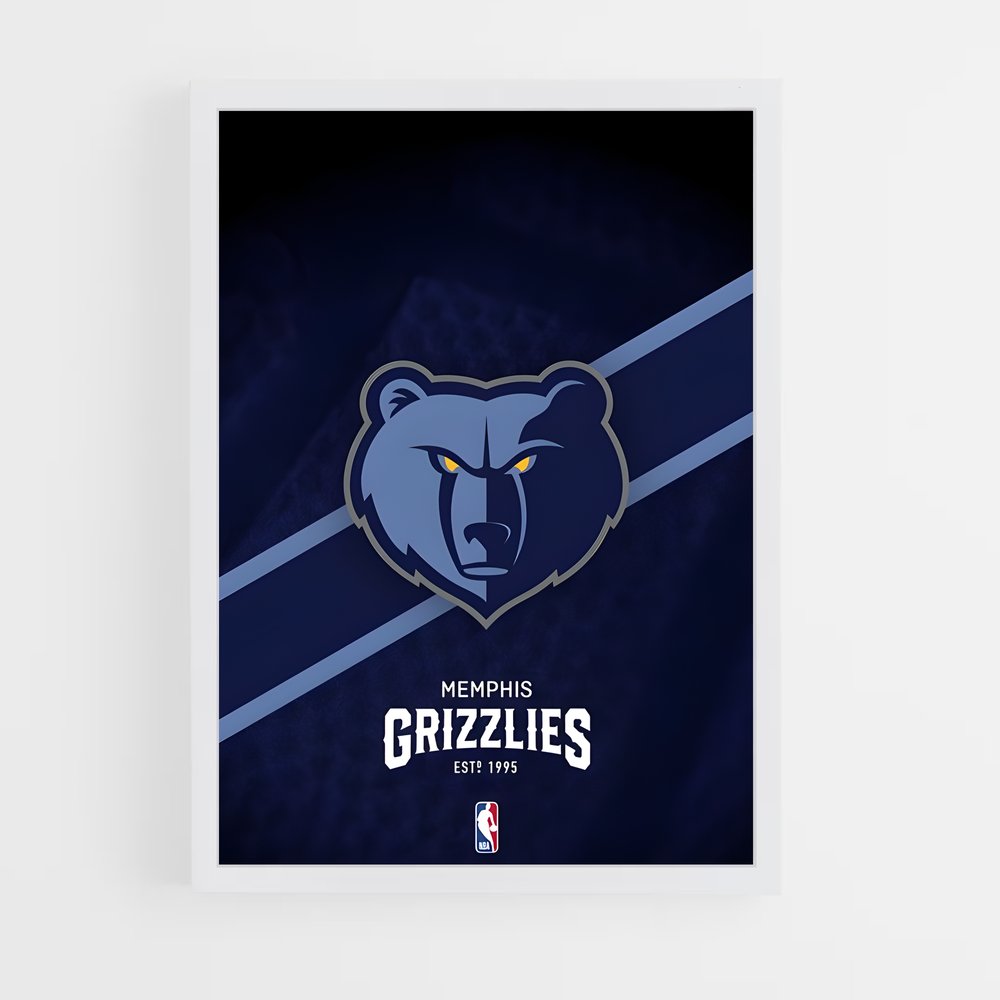 Poster Memphis grizzlies inspirés – affiche Basketball (vue 3)